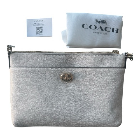 COACH Polished Pebble Polly Crossbody - Picture 9 of 10